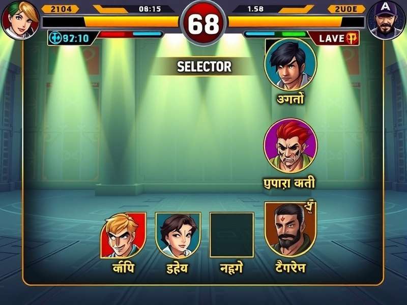 Bharat Supreme Fighter character roster showing diverse fighters
