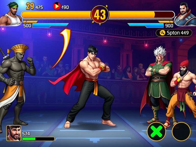 Bharat Supreme Fighter community event showing players competing