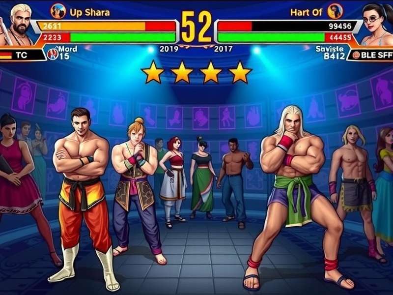 Bharat Supreme Fighter gameplay screenshot showing character selection